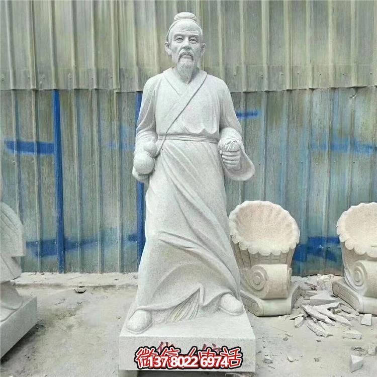 雅致古典大理石雕塑，點綴園林景觀