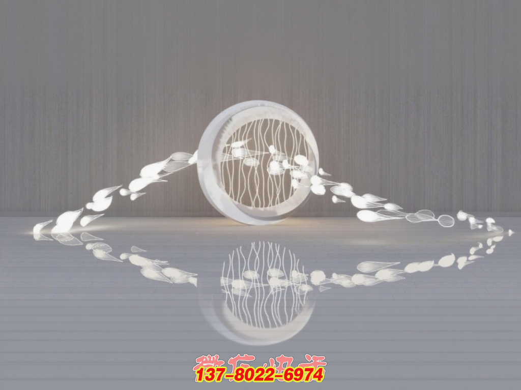 光韻流羽 —— 不銹鋼戶外景觀雕塑的詩意營造