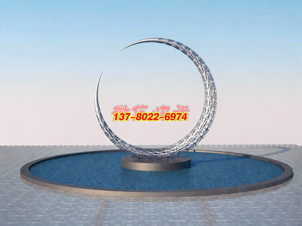 《月瀾織夢》：水境環縈間，鋼骨織就彎月穹廬的詩意回響